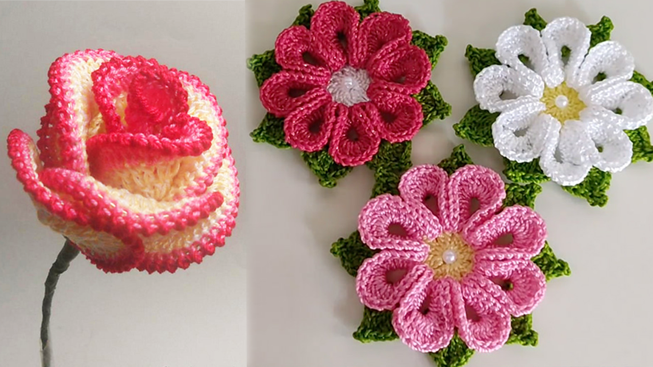 If you're looking for an easy and creative way to add color and texture to your home, crochet flowers are the perfect solution.