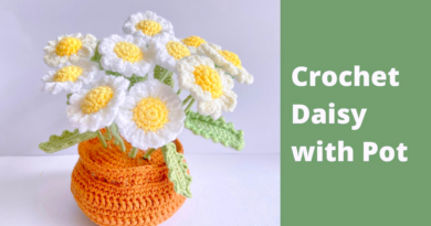 Beautiful Crochet Daisy Flower – Free Tutorial